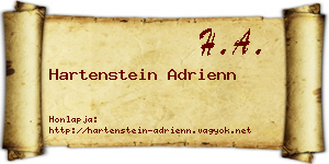 Hartenstein Adrienn névjegykártya
