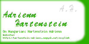adrienn hartenstein business card